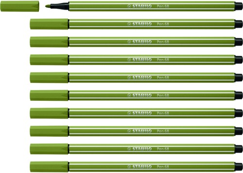 Viltstift STABILO Pen 68/37 medium moddergroen-3