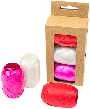 Lint 3 pak rood/wit/roze