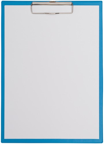 Klembordmap MAUL A4 staand met penlus PVC neon lichtblauw-2
