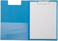 Klembordmap MAUL A4 staand met penlus PVC neon lichtblauw-6