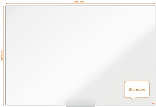 Whiteboard Nobo Impression Pro 120x180cm staal-2