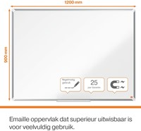 Whiteboard Nobo Premium Plus 90x120cm emaille-3