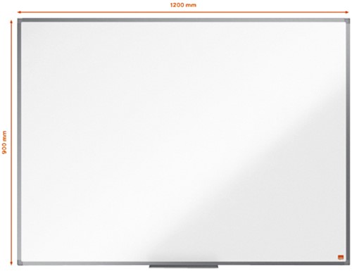 Whiteboard Nobo Essence magnetisch 90x120cm staal-1