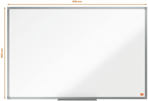 Whiteboard Nobo Essence magnetisch 60x90cm staal-2