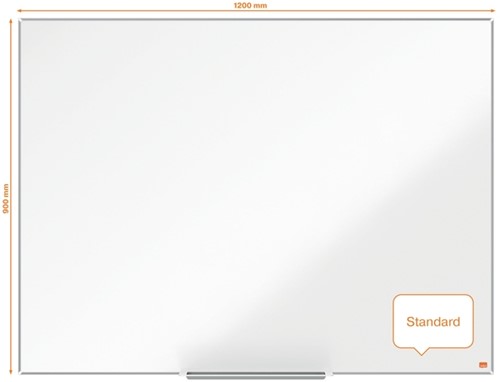 Whiteboard Nobo Impression Pro 90x120cm staal-4