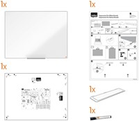 Whiteboard Nobo Impression Pro 90x120cm emaille-6