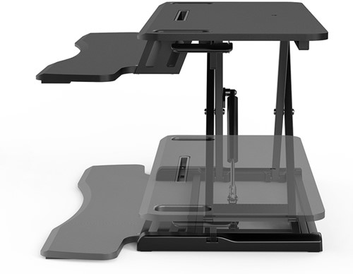Zit-Sta werkplek Neomounts NSWS300 zwart-1