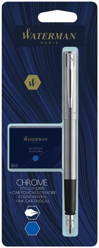 Vulpen Waterman Allure assorti pastel + inktpatronen Blauw-3