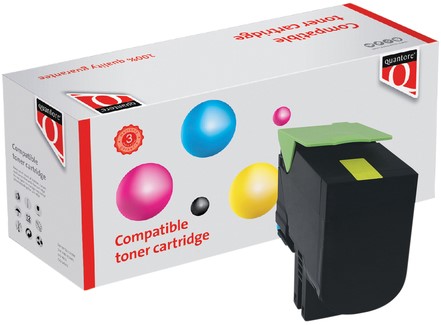 Tonercartridge Quantore alternatief tbv Lexmark 80C2SY0 geel