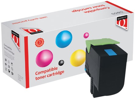 Tonercartridge Quantore alternatief tbv Lexmark 71B0H20 blauw