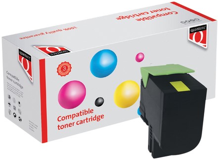 Tonercartridge Quantore alternatief tbv Lexmark 71B0H40 geel