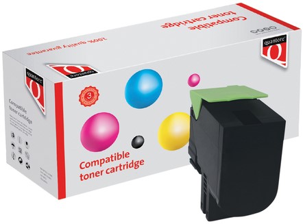 Tonercartridge Quantore alternatief tbv Lexmark 71B0H10 zwart