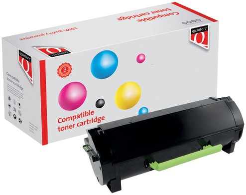 Tonercartridge Quantore alternatief tbv Lexmark 24B6213 zwart