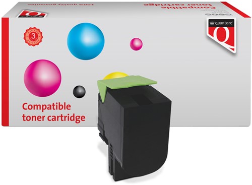 Tonercartridge Quantore alternatief tbv Lexmark 71B20K0 zwart