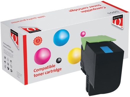 Tonercartridge Quantore alternatief tbv Lexmark 80C2XC0 blauw