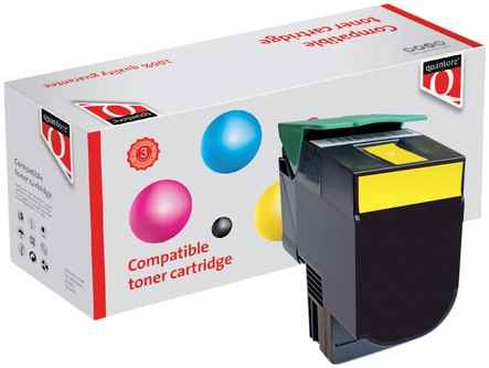 Tonercartridge Quantore alternatief tbv Lexmark C544X2YG geel