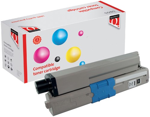 Toner Quantore alternatief tbv Oki 46508712 zwart