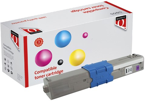 Toner Quantore alternatief tbv Oki 46508710 rood