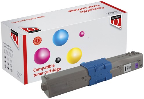 Toner Quantore alternatief tbv Oki 46471102 rood