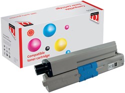 Tonercartridge Quantore alternatief tbv Oki 44844508 zwart