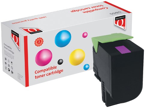 Tonercartridge Quantore alternatief tbv Lexmark 24B6009 rood