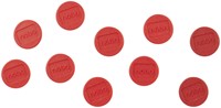 Magneet Nobo 13mm rood 10 stuks-3