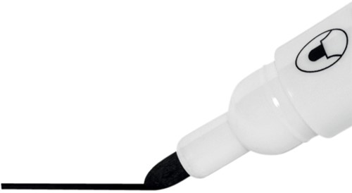 Whiteboardmarker Nobo Glide rond zwart 2mm-2