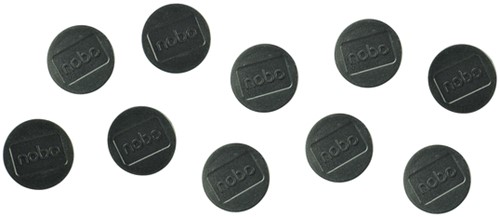 Magneet Nobo 38mm zwart 10 stuks-3