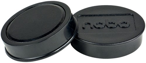 Magneet Nobo 38mm zwart 10 stuks-2