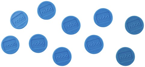 Magneet Nobo 24mm blauw 10 stuks-3