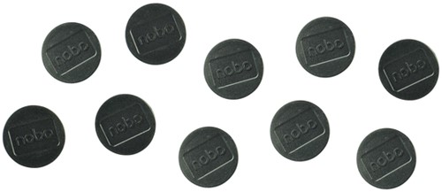 Magneet Nobo 32mm zwart 10 stuks-3