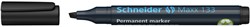 Viltstift Schneider Maxx 133 schuin 1-4mm zwart