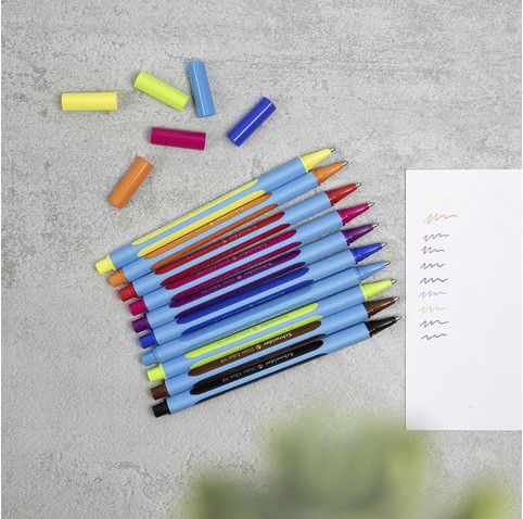 Balpen Schneider Slider Edge extra breed assorti etui à 6 stuks-2