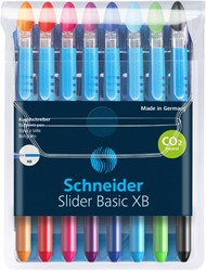 Rollerpen Slider Basic Colours extra breed etui à 8 stuks