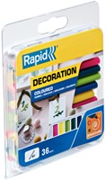 Lijmpatroon Rapid 7mm 5 kleuren assorti 36 stuks-4