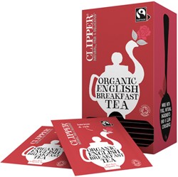 Thee Clipper English breakfast bio 25 zakjes