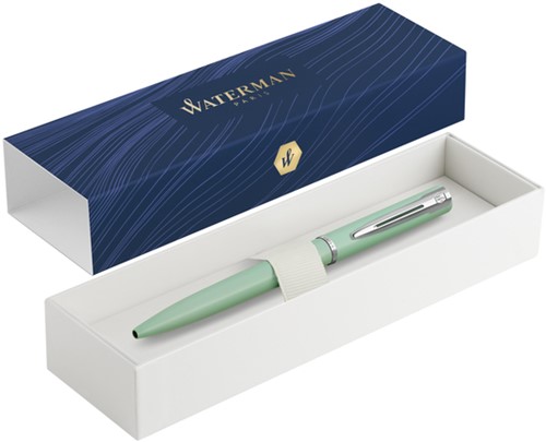 Balpen Waterman Allure pastel green lacquer CT medium-2