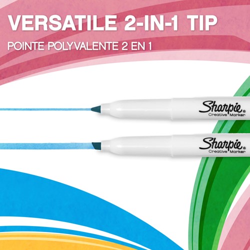 Markeerstift Sharpie S-note assorti blister à 12 stuks-3