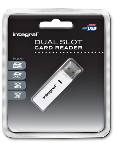 Kaartlezer Integral 2.0 USB-A SD-microSD-2