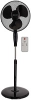 Statiefventilator BRASQ met remote Ø 40cm zwart