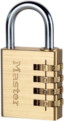 Hangslot Master Lock combinatieslot messing 40mm