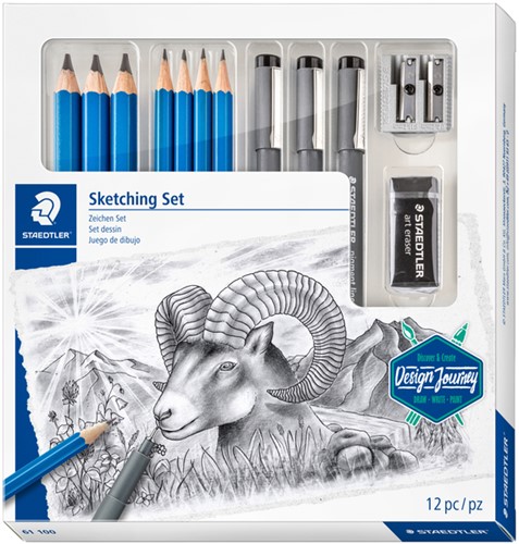 Potlood Staedtler Design Journey schetsset 12-delig