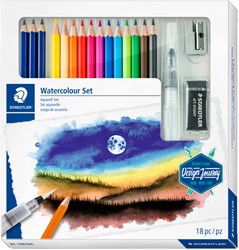 Kleurpotlood Staedtler Design Journey watercolor aquarel 18-delig