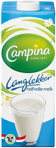 Melk Campina LangLekker halfvol 1 liter