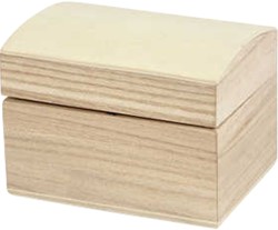 Schatkist Creativ Company 8x6x4.5cm hout