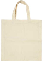 Tas Creativ Company 27.5x30cm 5 stuks katoen naturel