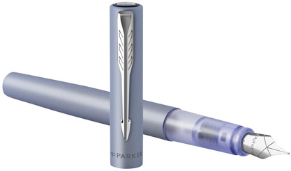 Vulpen Parker Vector XL silver blue medium-1