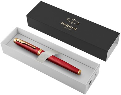 Rollerpen Parker IM Premium deep red GT fijn-2