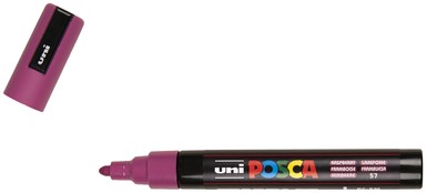 Verfstift Posca PC5M medium framboos-2