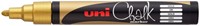 Krijtstift Uni-ball chalk rond 1.8-2.5mm goud